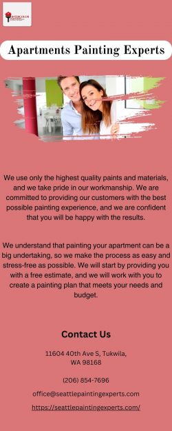 Apartments Painting Experts in Seattle – Seattle Painting Experts