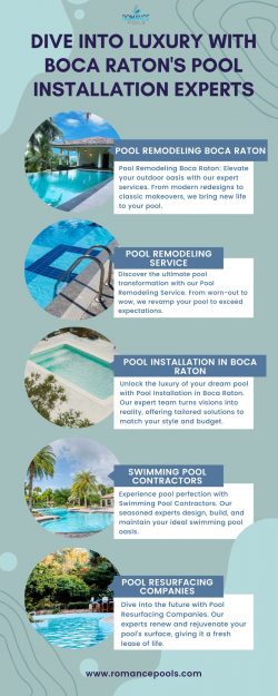 The Art of Pool Installation: Boca Raton’s Finest Creators