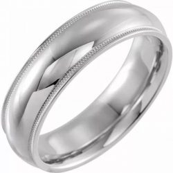 Men’s Comfort Fit Edge Mens Wedding Band