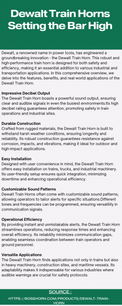 Unraveling the Power of Portable Impact Air Horns