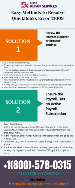 Fix QuickBooks Error 12009: Simple Solutions That Work