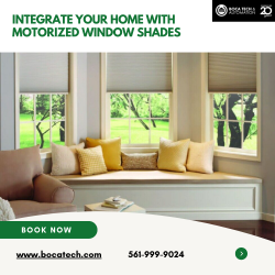 Enhance Your Space with Motorized Window Shades Boca Raton