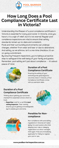 How Long Does a Pool Compliance Certificate Last in Victoria?