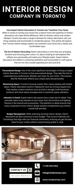 NIVEK REMAS – Premier Residential Interior Designers in Toronto