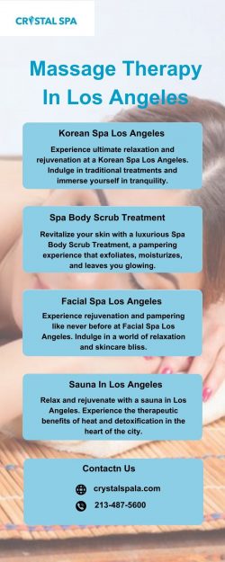 Relax and Renew: Massage Therapy in Los Angeles