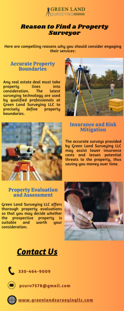 Reason to Find a Property Surveyor – Green Land Surveying LLC