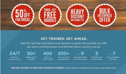 Get Exclusive Discounts On Red Hat Learning Subscription At WebAsha Technologies