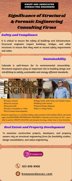 Significance of Structural & Forensic Engineering Consulting Firms