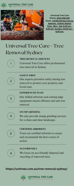 Universal Tree Care – Tree Removal Sydney