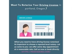 Want To Notarize Your Driving License