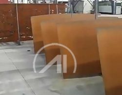 Weather resistant steel plate