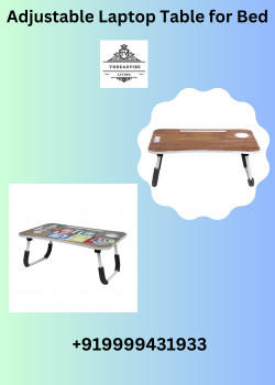 Adjustable Laptop Table for Bed