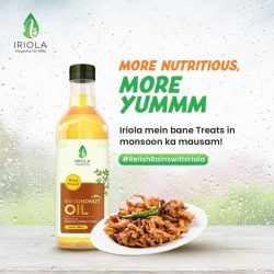 cold pressed organic groundnut oil