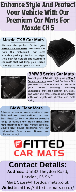 Boost Safety And Comfort In Your Mazda CX 5 With Premium Car Mats