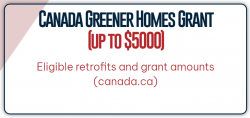 Canada Greener Homes Grant (up to $5000)