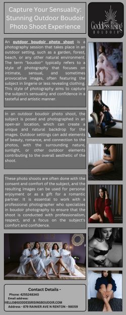 Capture Your Sensuality: Stunning Outdoor Boudoir Photo Shoot Experience