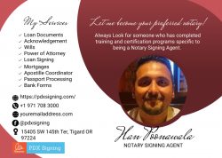 Certified Mobile Notary services