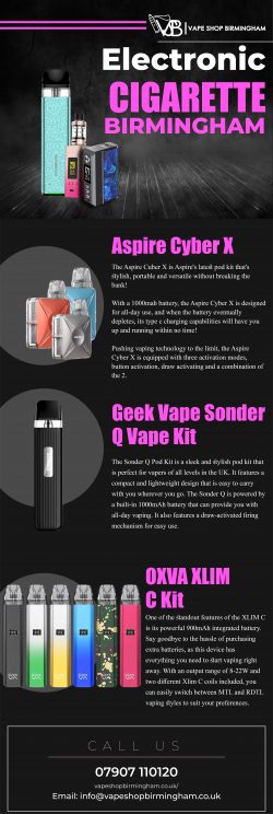 Explore a Smoke-Free Lifestyle at Vape Shop Birmingham – Electronic Cigarette Birmingham