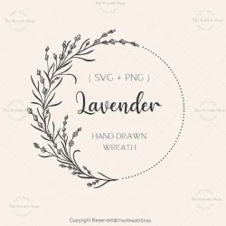 Floral Wreath Svg