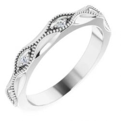 Classic Design Diamond Anniversary Band for Her