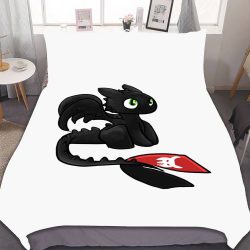 Toothless Bedding Set