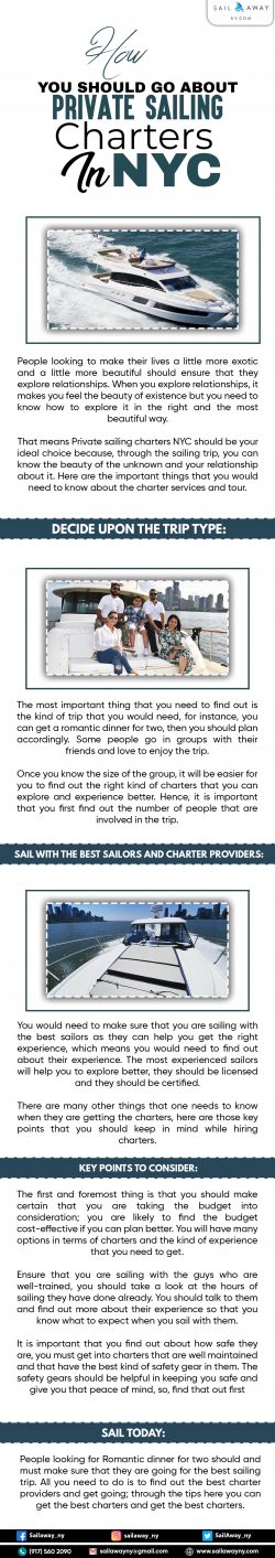 How You Should Go About Private Sailing Charters In NYC