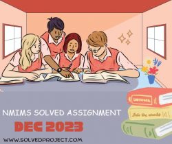 NMIMS Solved Assignment Dec 2023