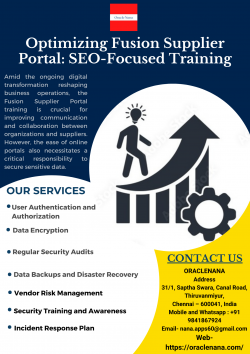 Optimizing Fusion Supplier Portal: SEO-Focused Training