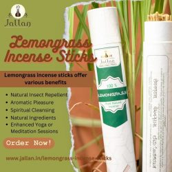 Jallan Natural Incense Sticks – Lemongrass