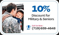 10% Discount for Military & Seniors