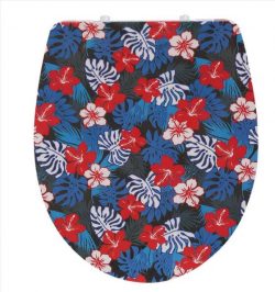 MK-11 Print Flower Quick Release Toilet Seat