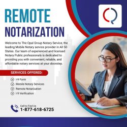 Streamline Your Business with Remote Online Notary Services by Opal Group