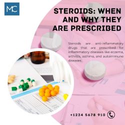 STEROIDS: WHEN AND WHY THEY ARE PRESCRIBED