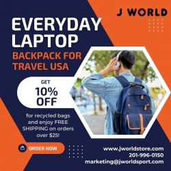 Stylish & Secure: Everyday Laptop Backpack for Travel USA