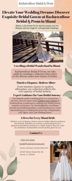 Miami’s Bridal Paradise: Discover Your Dream Gown at RashawnRose Bridal & Prom