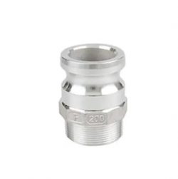 Durable Aluminum Male Adapter x Male Thread Camlock Type F