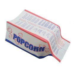 White waterproof Greaseproof Microwave Paper Popcorn Bag