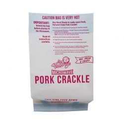 White Kraft Greaseproof Paper Pork Crackle Bag