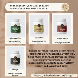 Shop 100% natural and organic supplements for men’s Health.