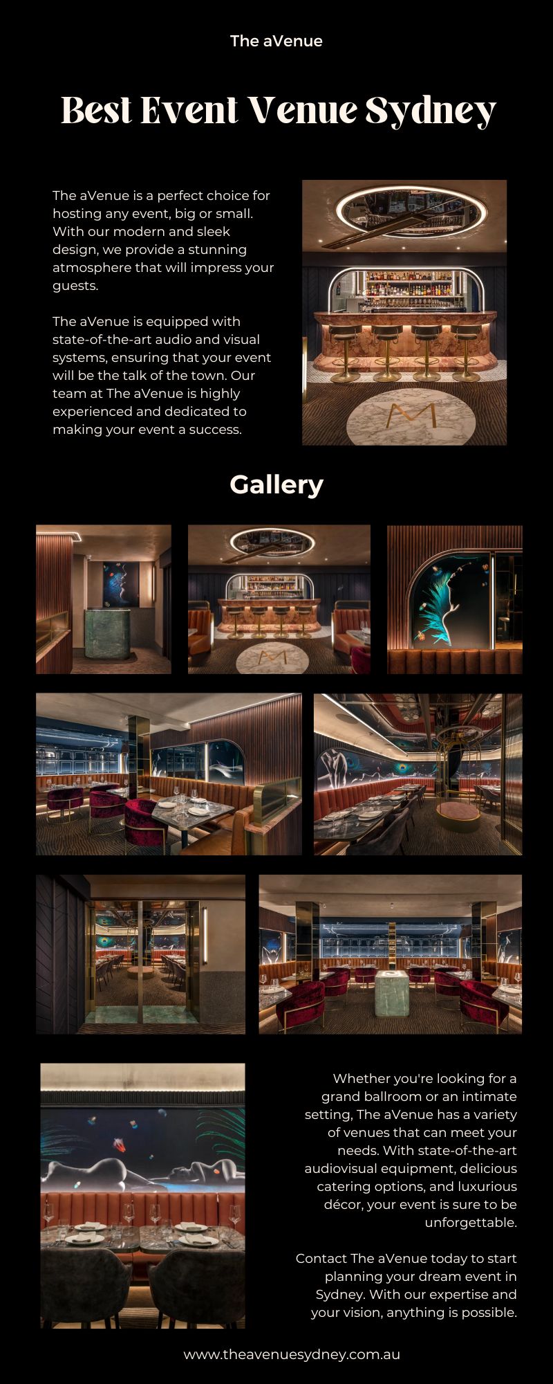 Best Event Venue in Sydney – The aVenue