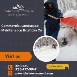 Commercial Landscape Maintenance Brighton Co – D&B Snow Removal