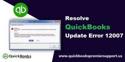 How to Resolve QuickBooks Update Error 12007?