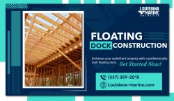 Custom Floating Docks for Waterway