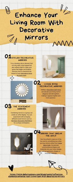 Enhance Your Living Room With Decorative Mirrors