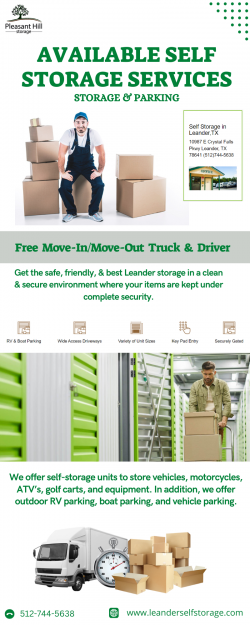 Self Storage Units Near Pleasant Hill Storage – Leander, TX