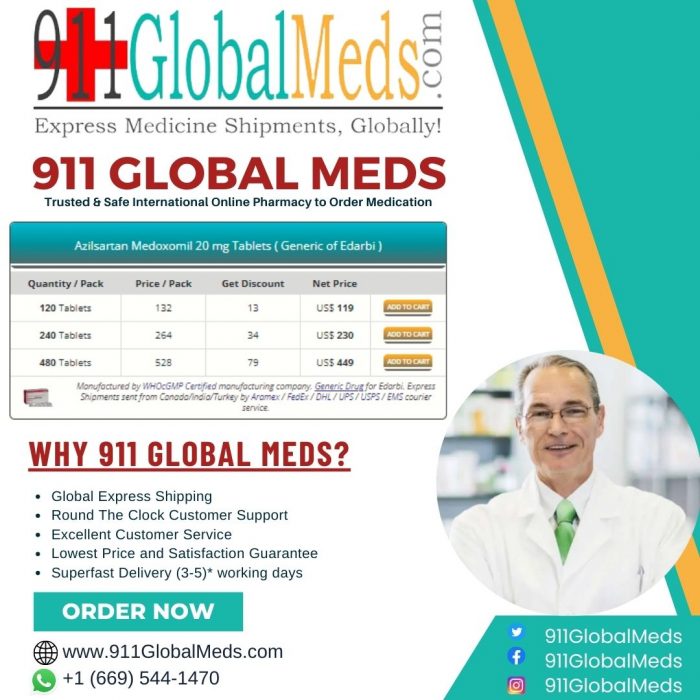 Get Started Today: Order EDARBI / Azilsartan Medoxomil Online & Enjoy Peace of Mind