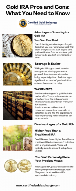 Gold IRA Pros and Cons-What You Need to Know