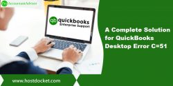 Troubleshoot QuickBooks Error Code c=51