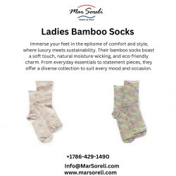 Ladies Bamboo Socks