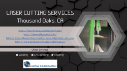 Laser Cutting Services Thousand Oaks, CA